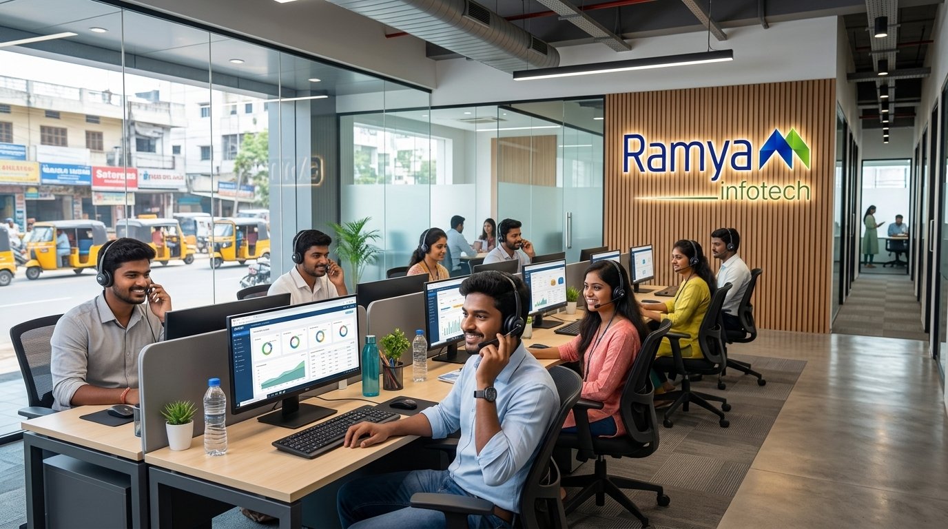 Ramya Infotech Indian Customer Helpline and Telecalling Support Team in Secunderabad